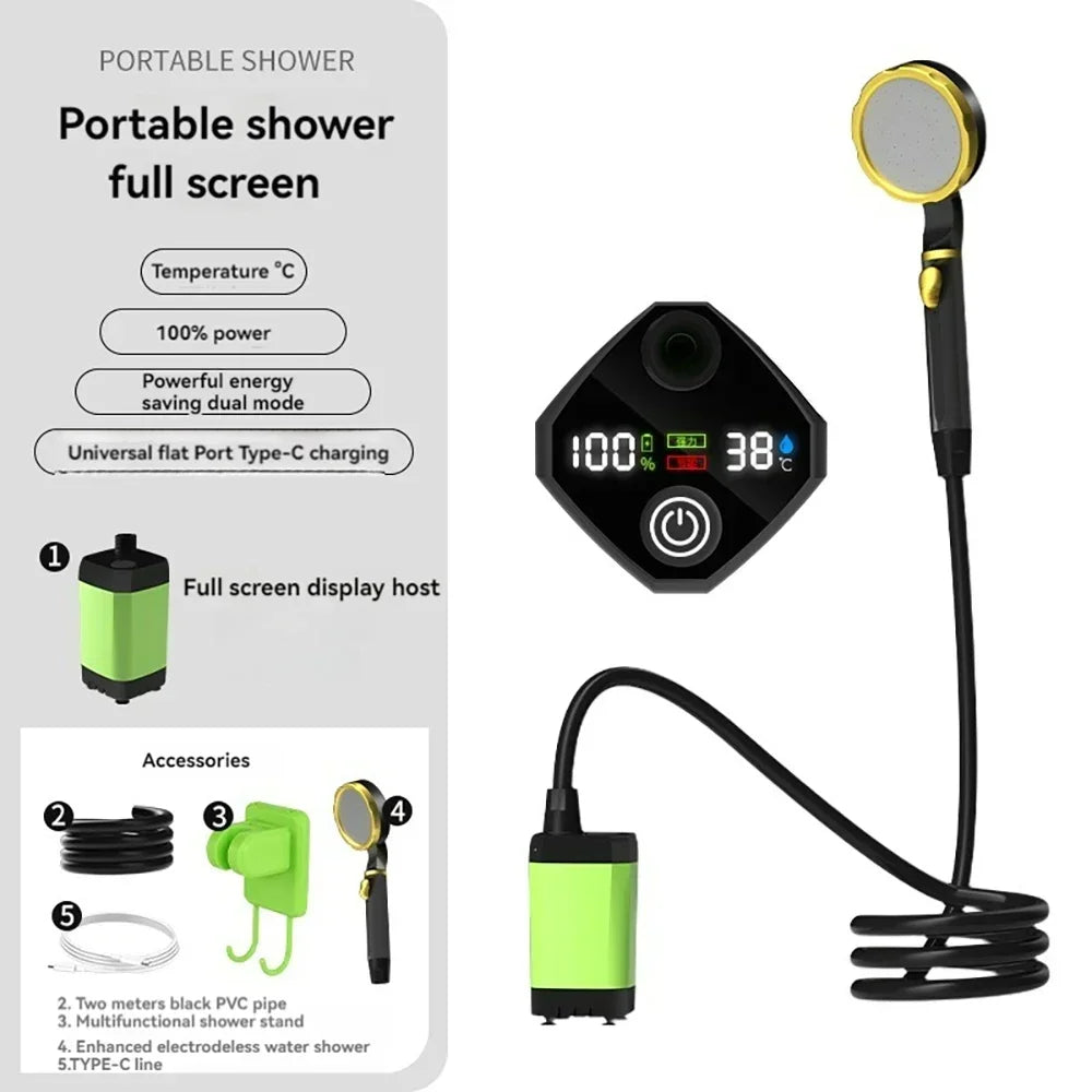 Viral Vault™ Outdoor Wireless Electric Shower