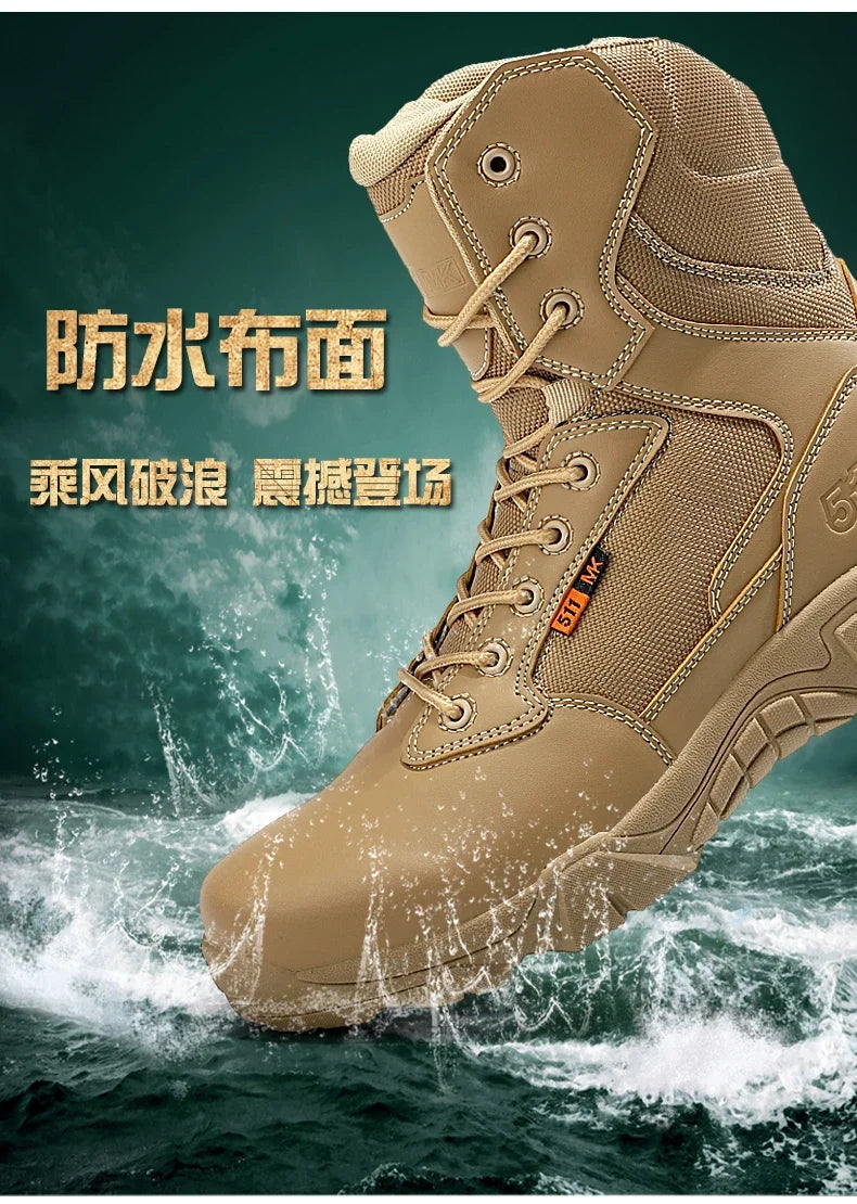 Viral Vault™ Military Leather Boots