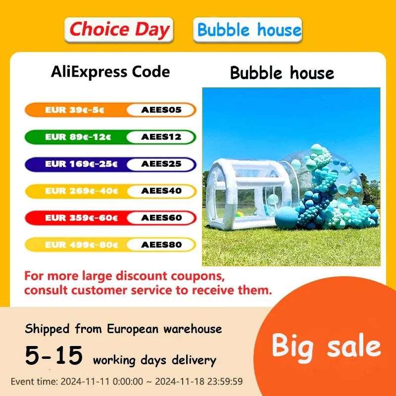 Viral Vault™ Dome Luxurious Inflatable Bubble