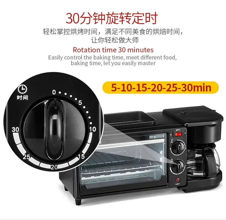 Viral Vault™ 3 In1 Multifunction Breakfast Machine