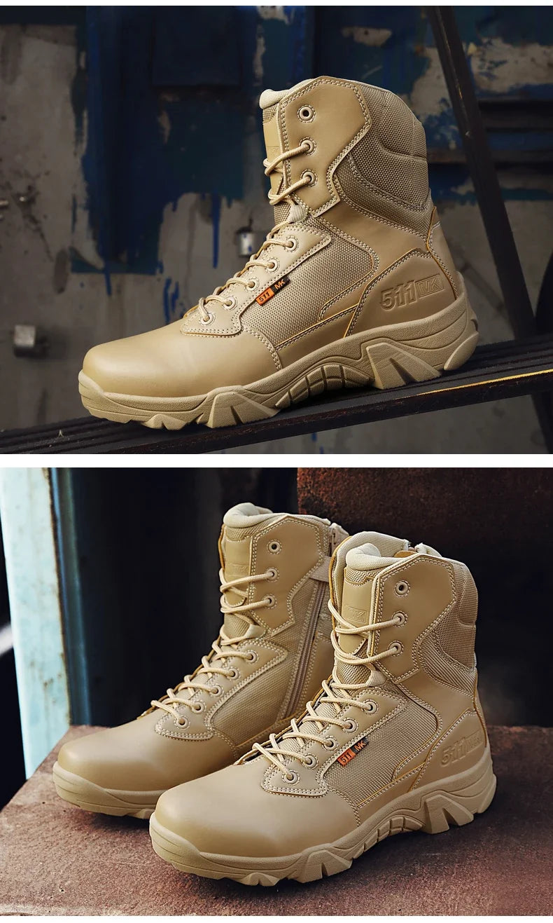 Viral Vault™ Military Leather Boots
