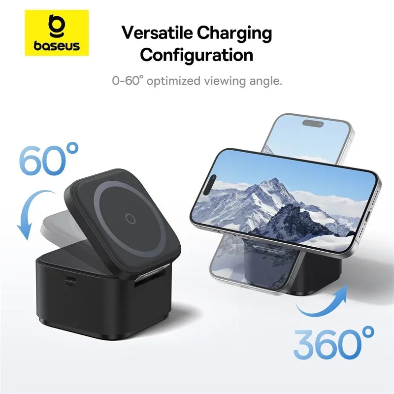 Viral Vault™ Baseus 25W 2 in 1 Magnetic Wireless Charger