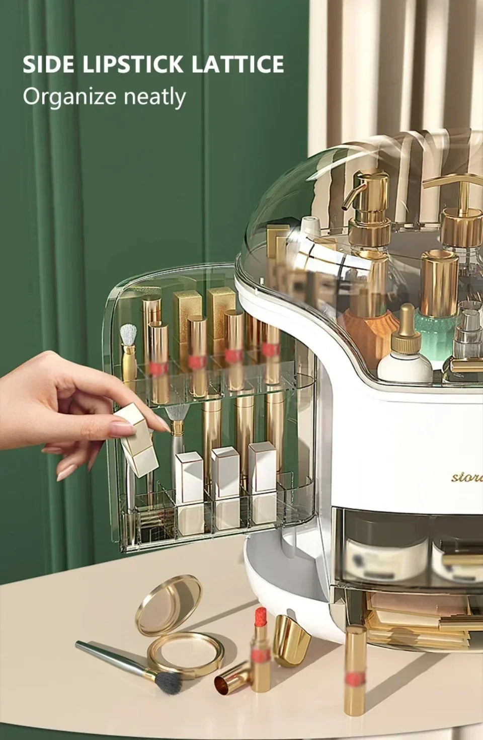 Viral Vault™ Desktop Makeup Organizer