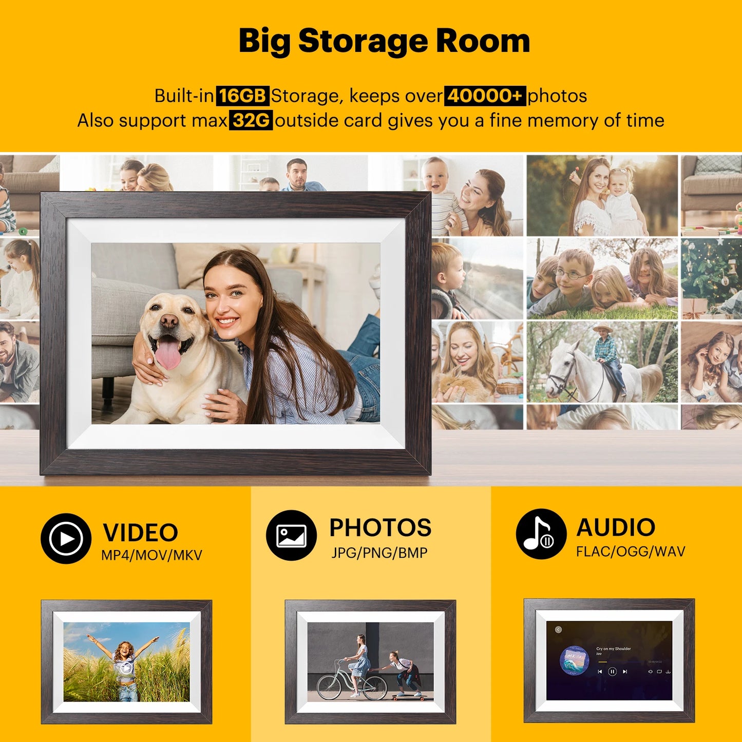 Viral Vault™ Kodak 10 Inch Digital Picture Frame
