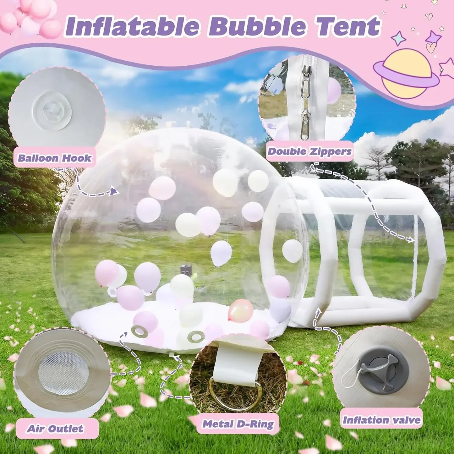 Viral Vault™ Inflatable Bubble House