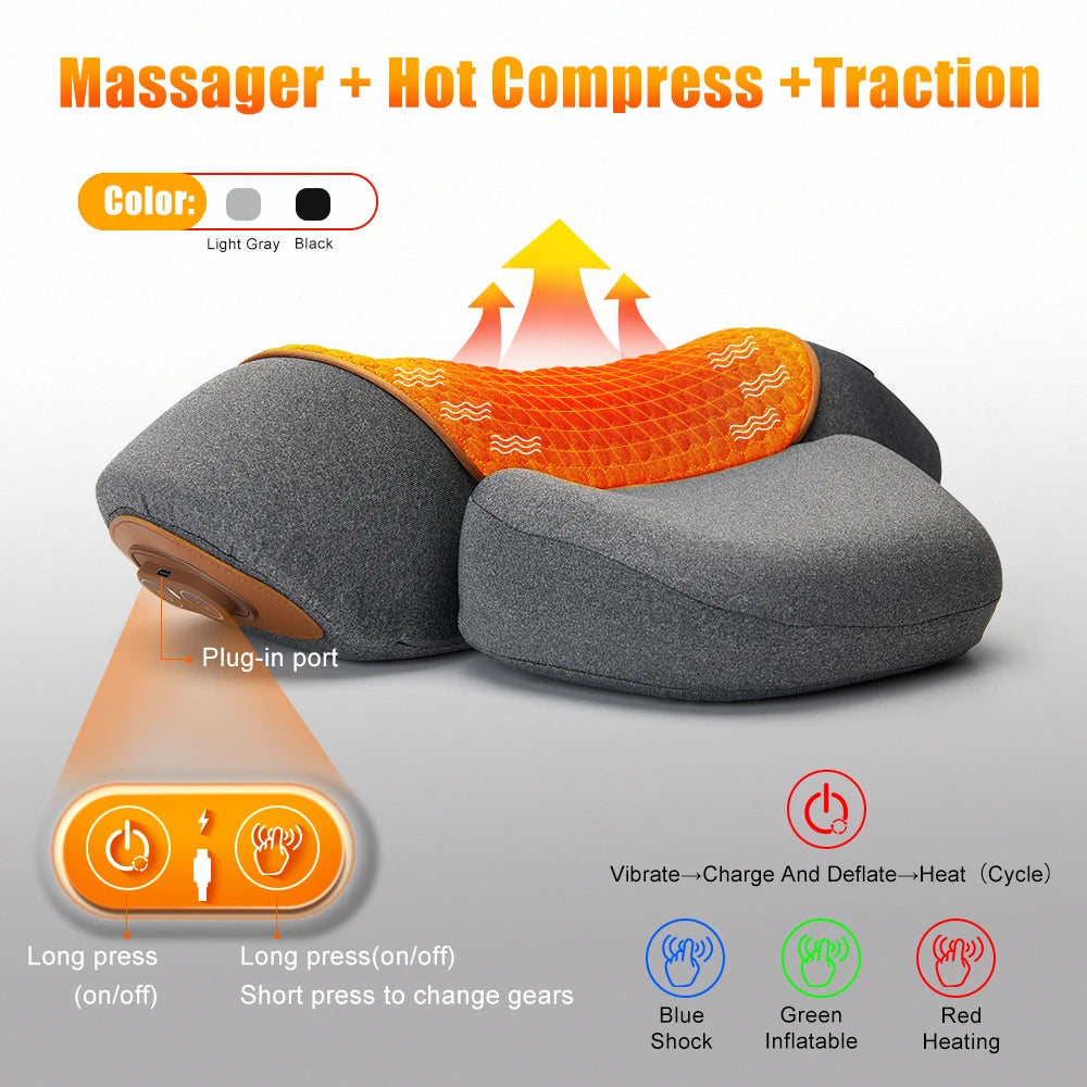 Viral Vault™ Electric Neck Massager Cervical Pillow