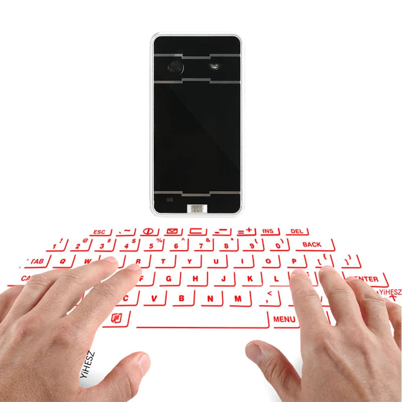 Viral Vault™ Virtual Laser Keyboard Bluetooth Wireless Touch Projector