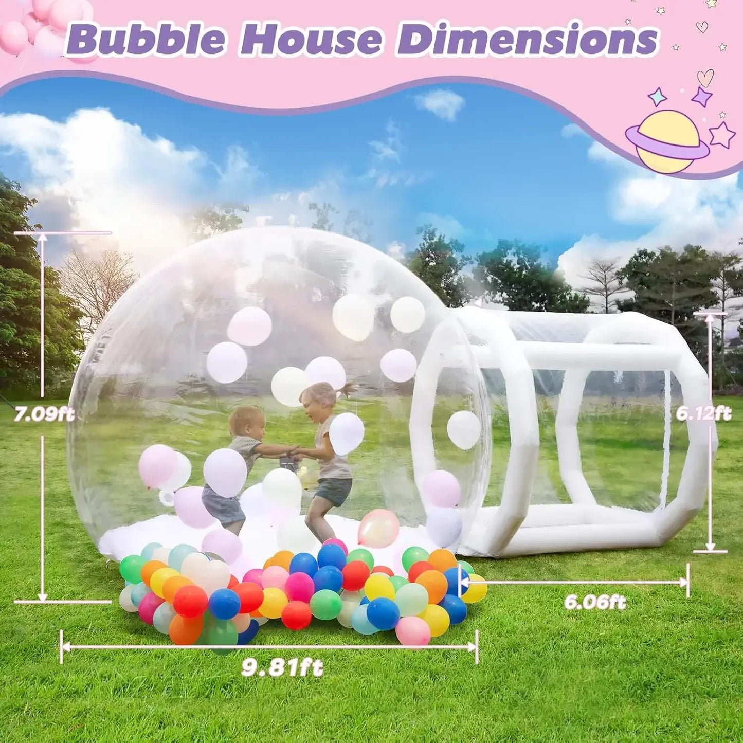 Viral Vault™ Inflatable Bubble House