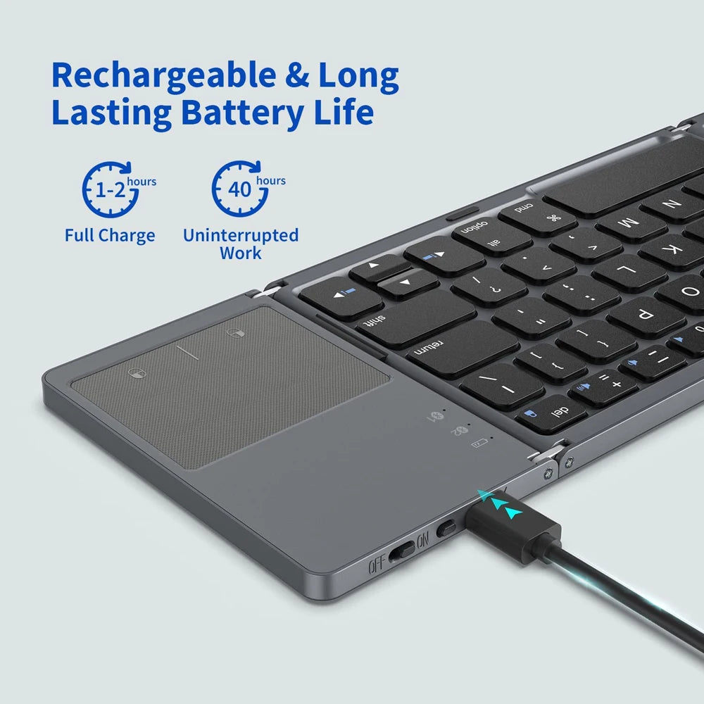 Viral Vault™ Portable Mini Wireless Bluetooth Keyboard