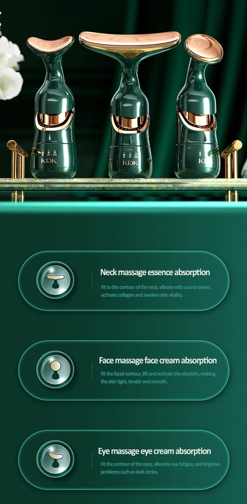 Viral Vault™ 3 In 1 Facial Lifting Device