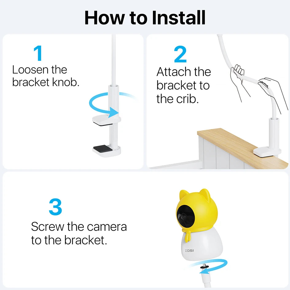 Viral Vault™ ZOSI 4MP Smart Baby Monitor