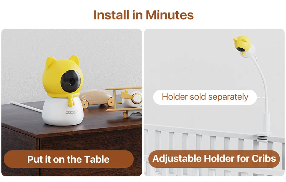 Viral Vault™ ZOSI 4MP Smart Baby Monitor