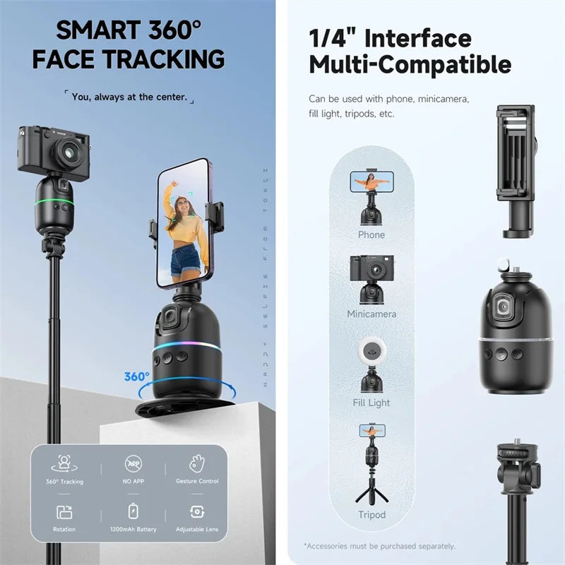 Viral Vault™ 360 Follow Selfie Stand
