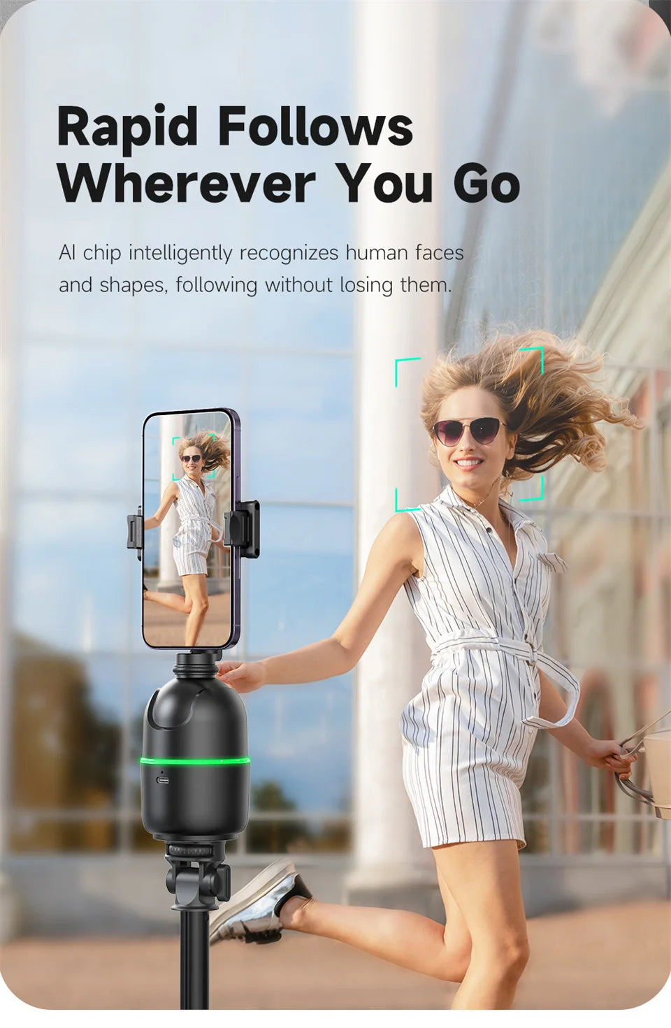 Viral Vault™ 360 Follow Selfie Stand