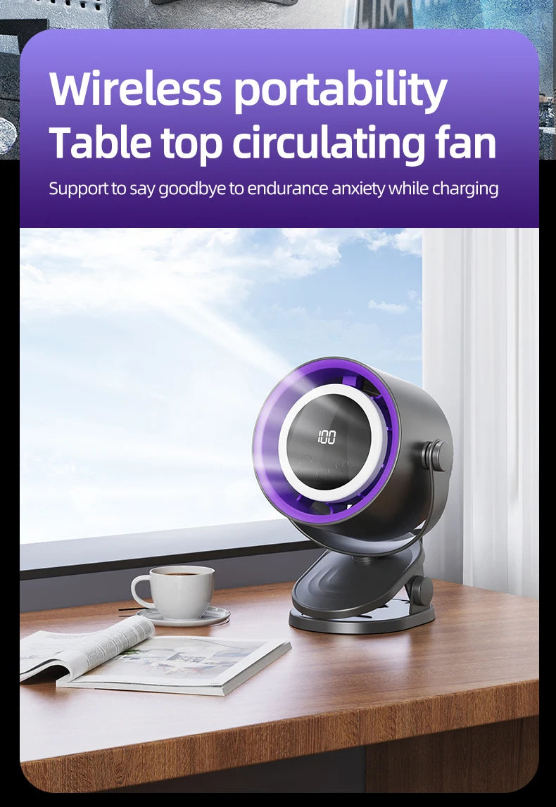 Viral Vault™ Adjustable Mini Small Fan