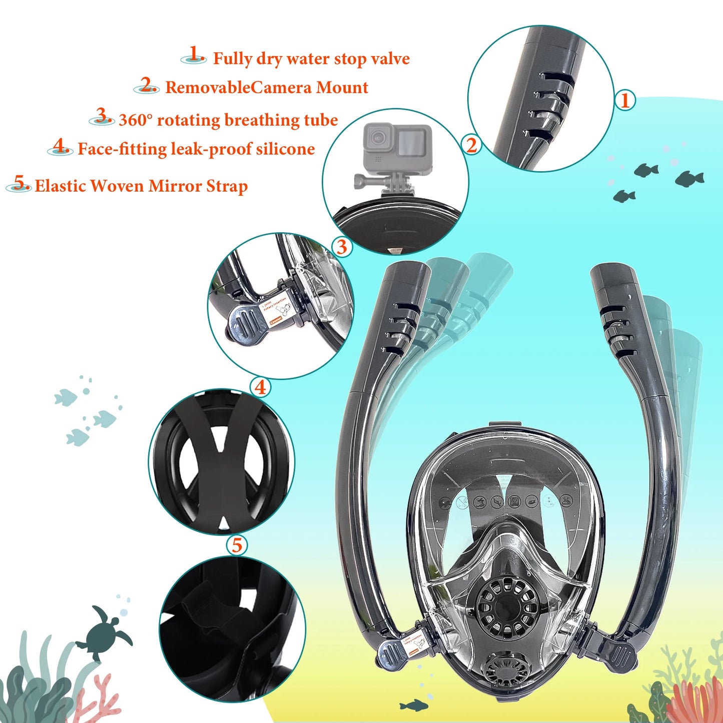 Viral Vault™ Diving Mask