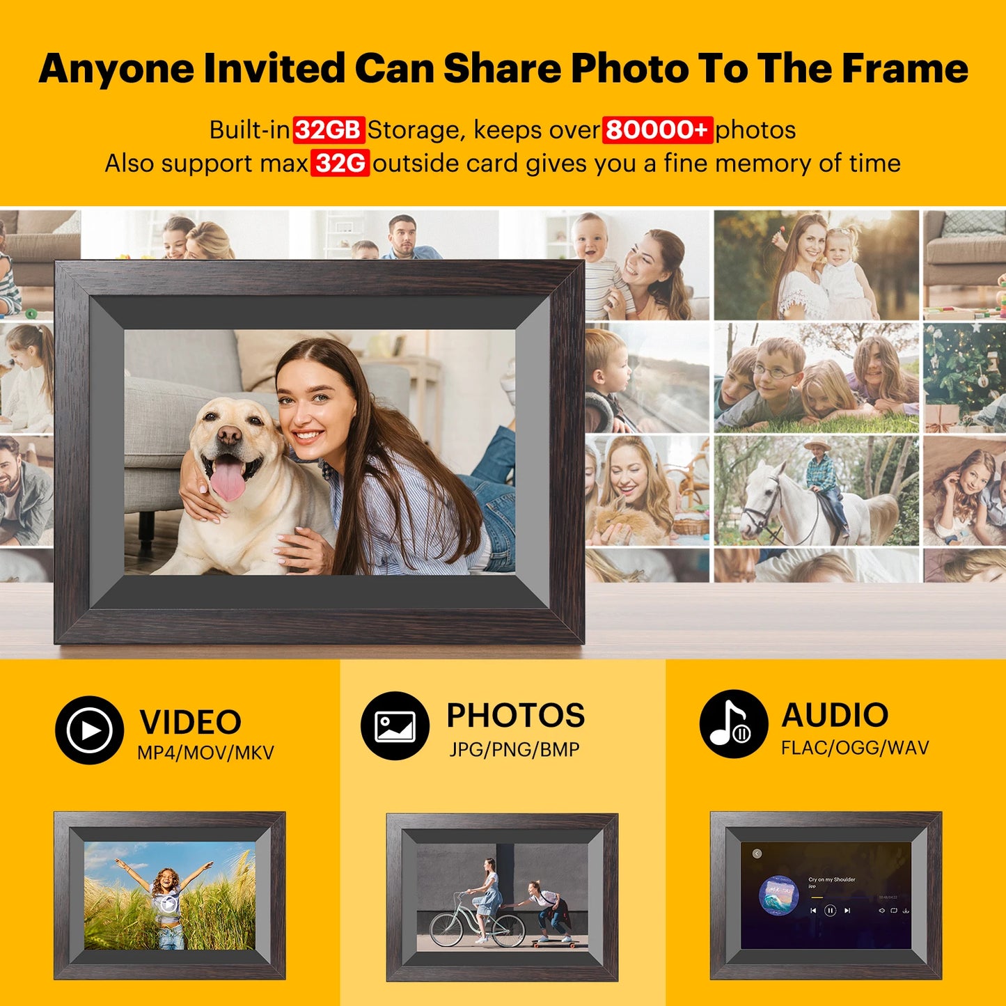 Viral Vault™ Kodak 10 Inch Digital Picture Frame