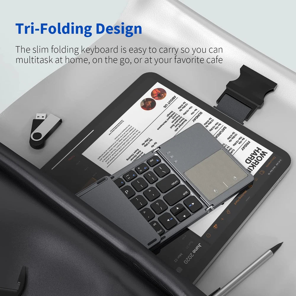 Viral Vault™ Portable Mini Wireless Bluetooth Keyboard