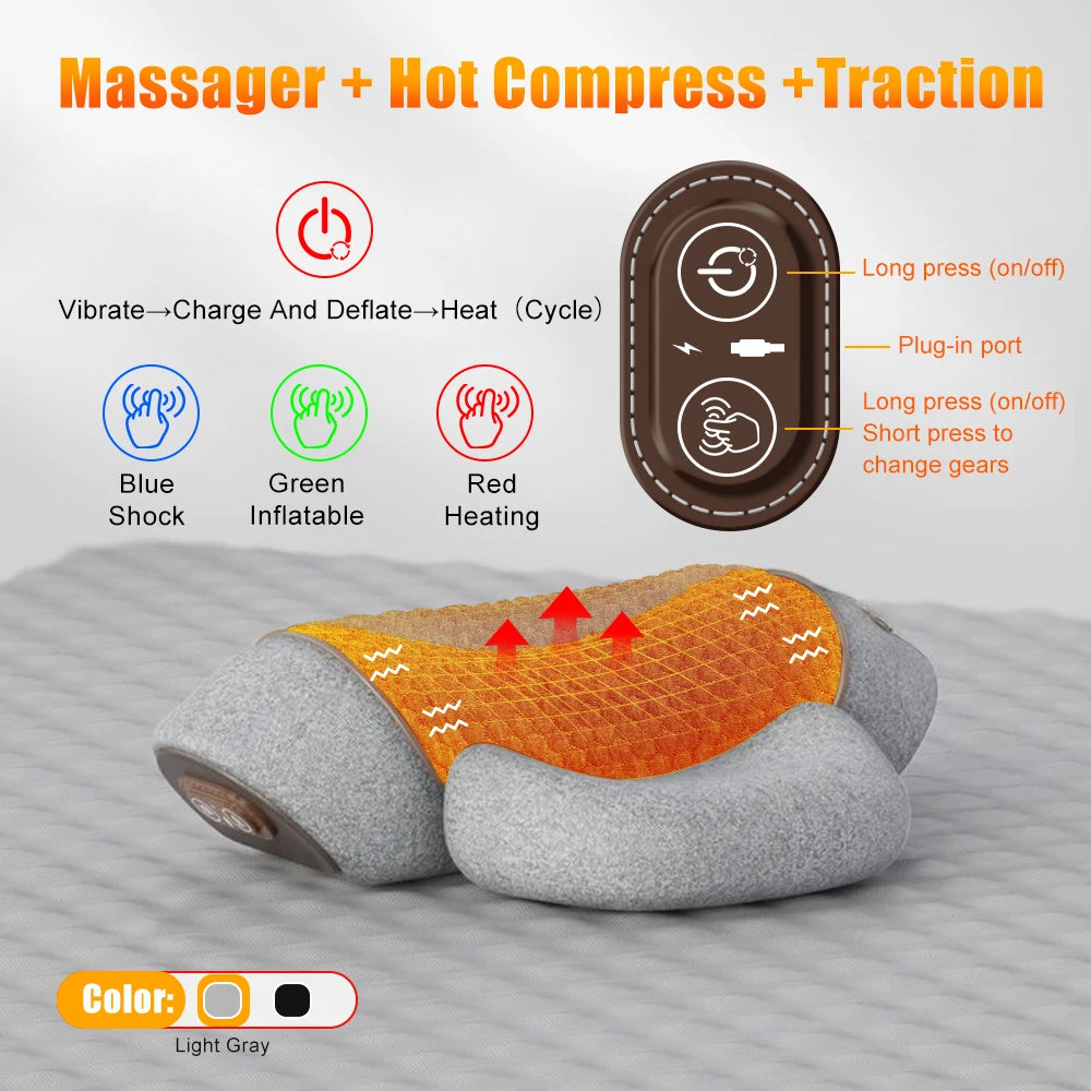 Viral Vault™ Electric Neck Massager Cervical Pillow