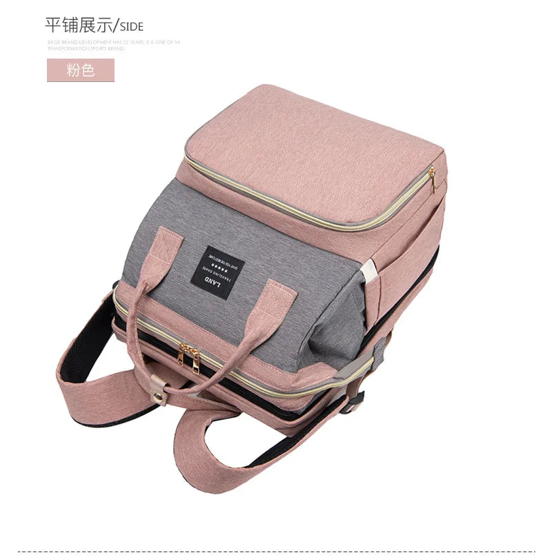 Viral Vault™ Mommy Bag Lightweight Portable Folding Crib