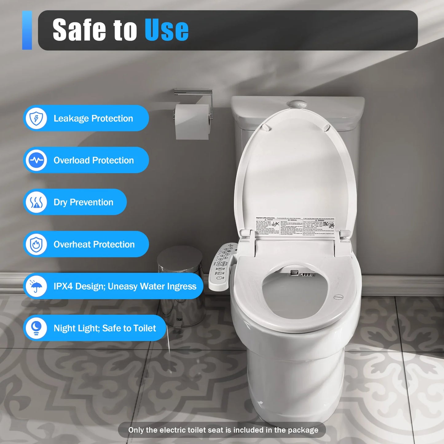 Viral Vault™ Smart Toilet Electric Seat