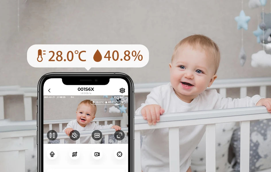 Viral Vault™ ZOSI 4MP Smart Baby Monitor