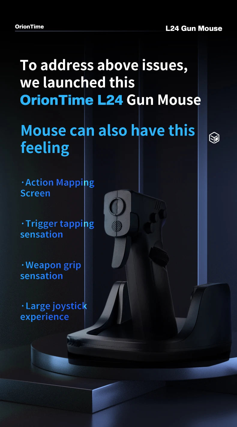Viral Vault™ Gun Style Gaming Mouse