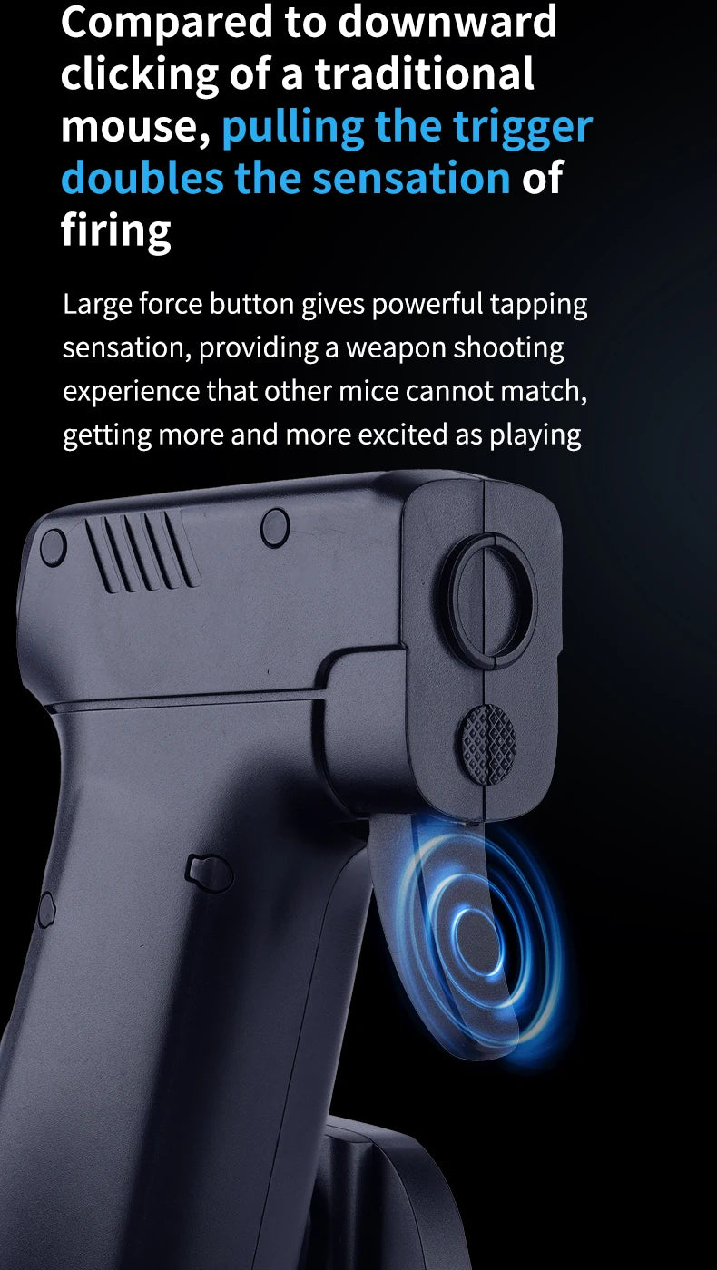 Viral Vault™ Gun Style Gaming Mouse