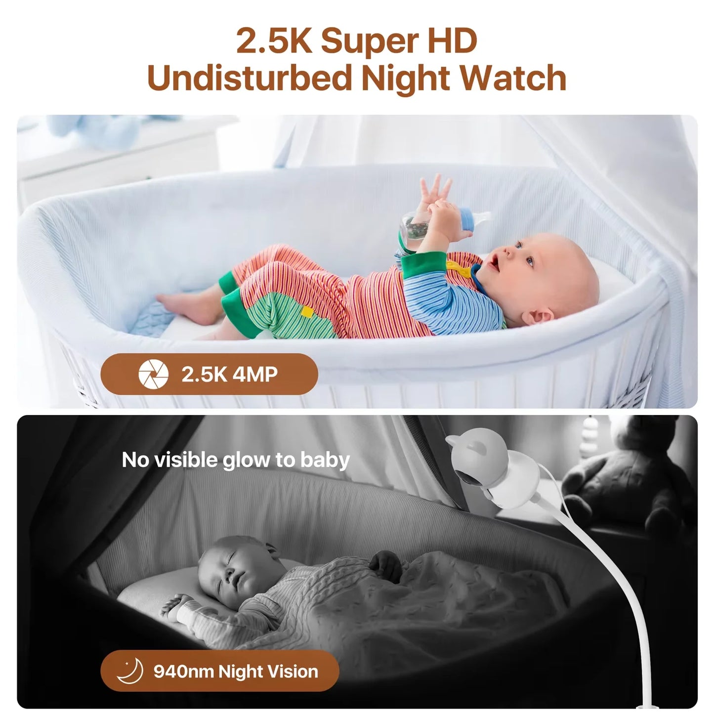 Viral Vault™ ZOSI 4MP Smart Baby Monitor