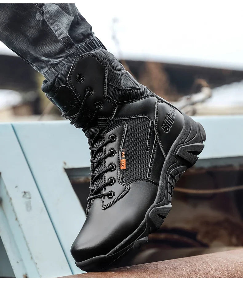 Viral Vault™ Military Leather Boots