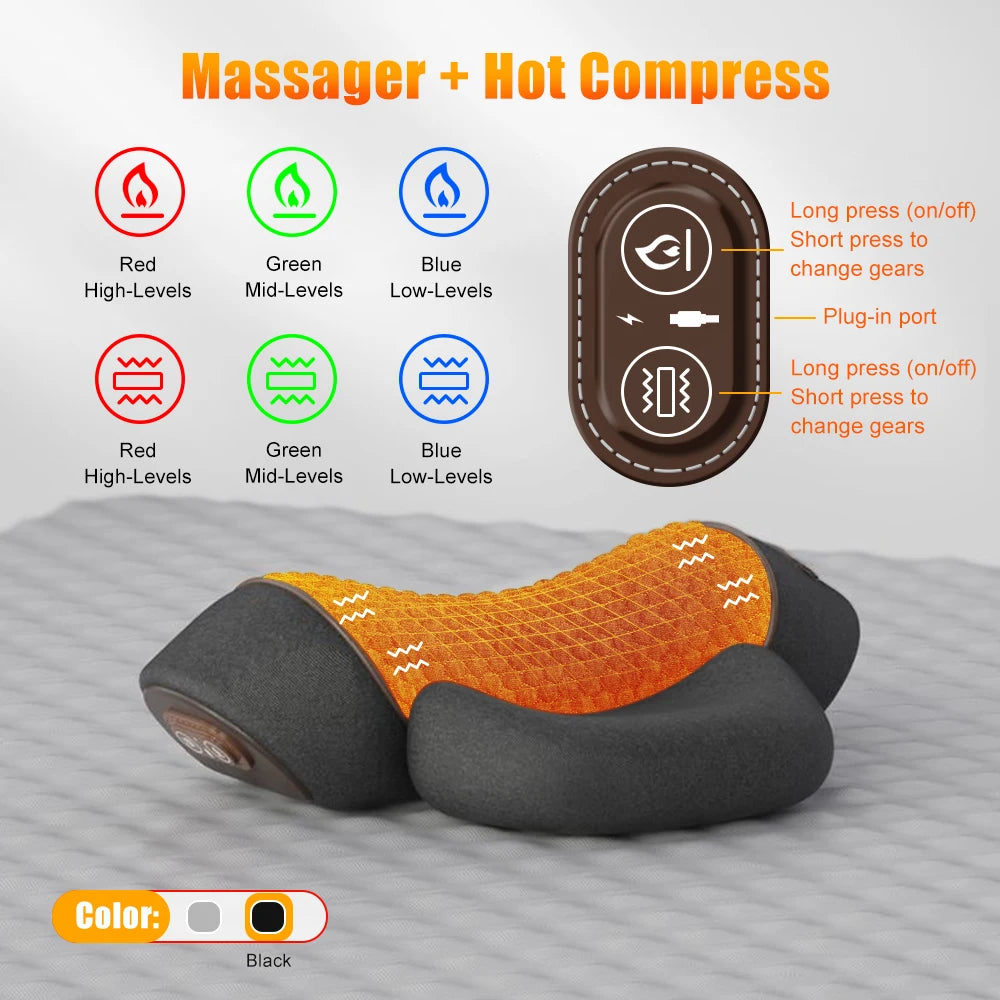 Viral Vault™ Electric Neck Massager Cervical Pillow