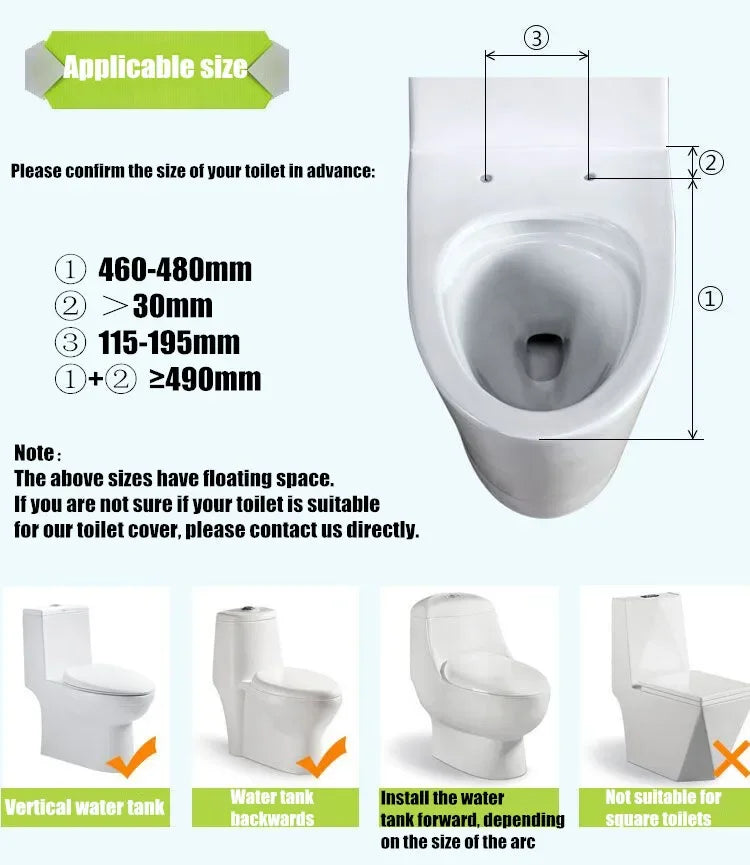 Viral Vault™ Smart Toilet Electric Seat