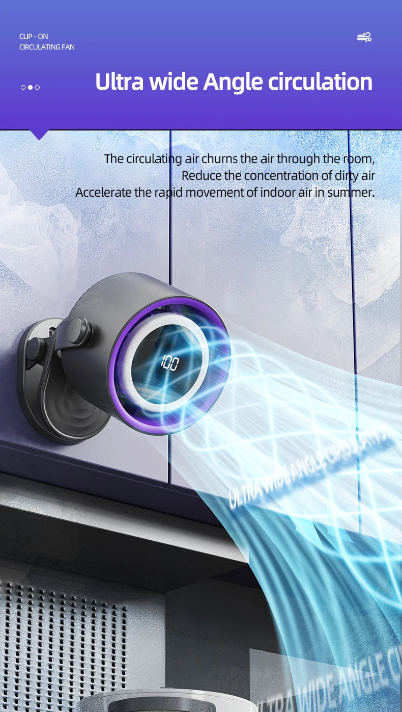 Viral Vault™ Adjustable Mini Small Fan