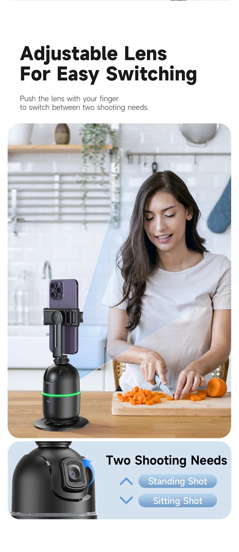 Viral Vault™ 360 Follow Selfie Stand