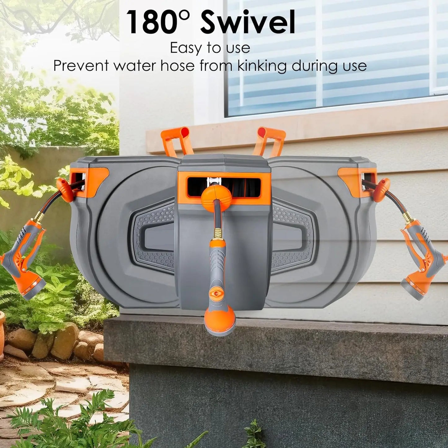 Viral Vault™ Retractable Garden Hose