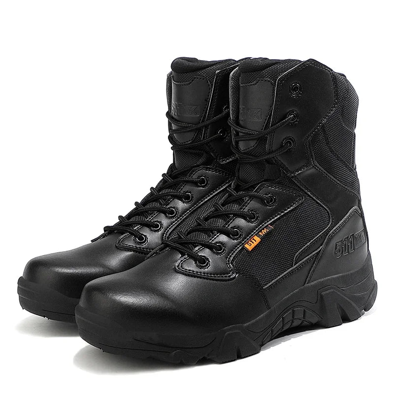 Viral Vault™ Military Leather Boots