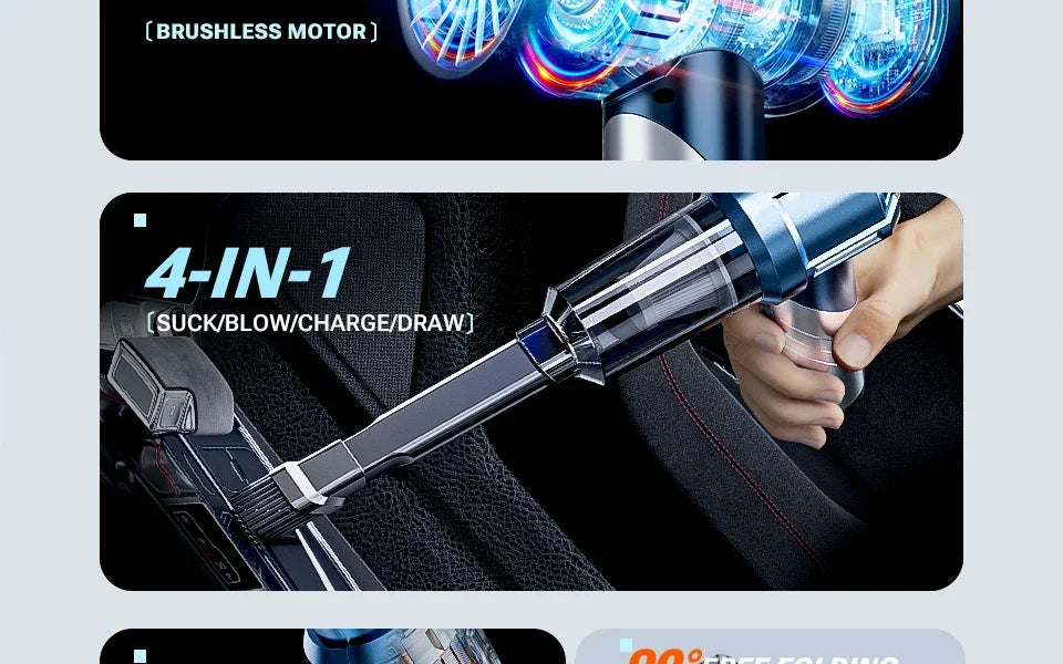 Viral Vault™ Car Mini Vacuum Cleaner