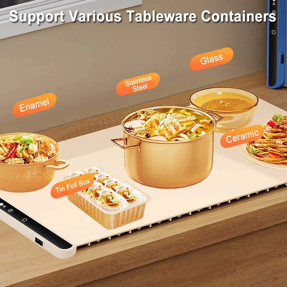 Viral Vault™ Foldable Portable Smart Food Fast Heating Mat