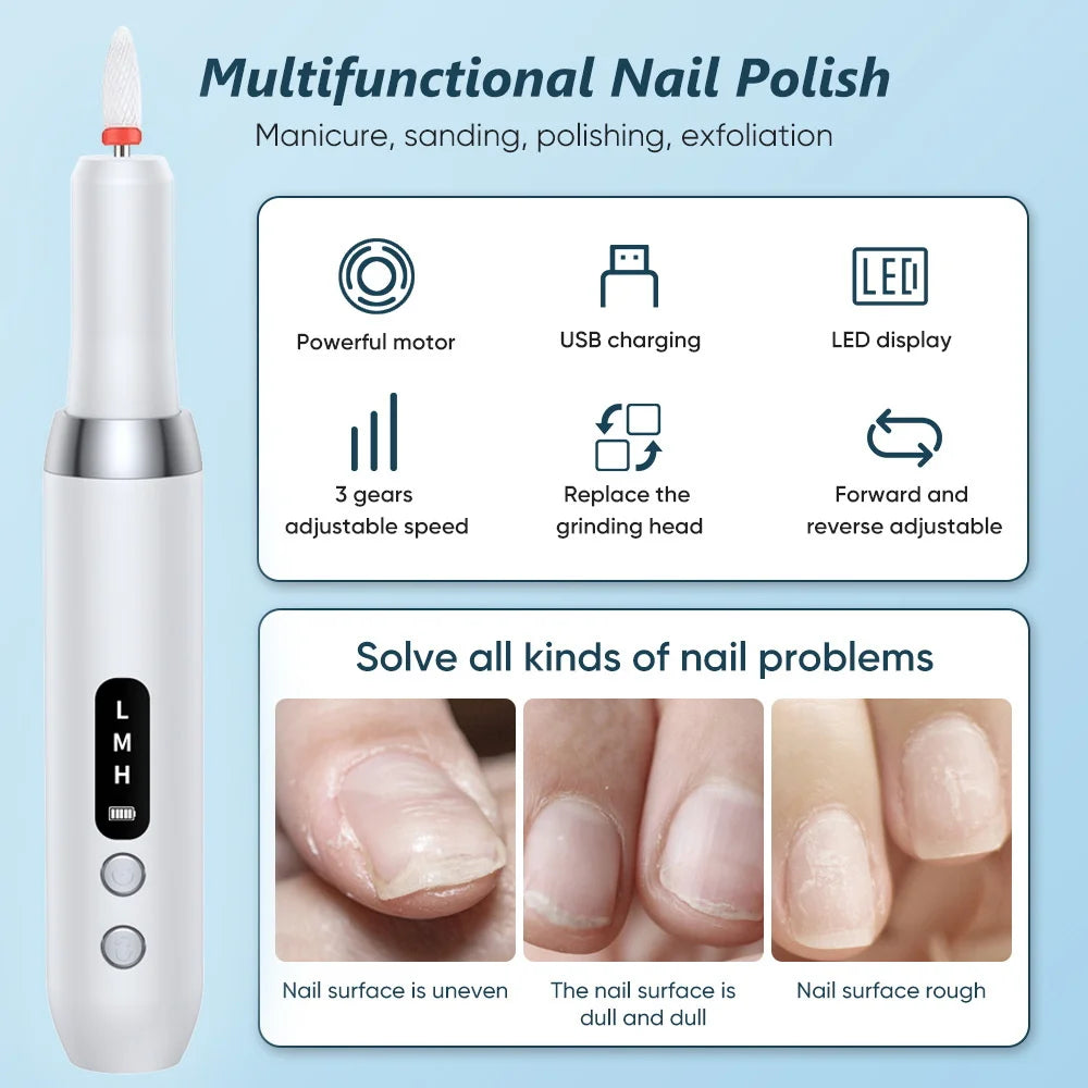 Viral Vault™ Electric Nail Polisher Drill Bits