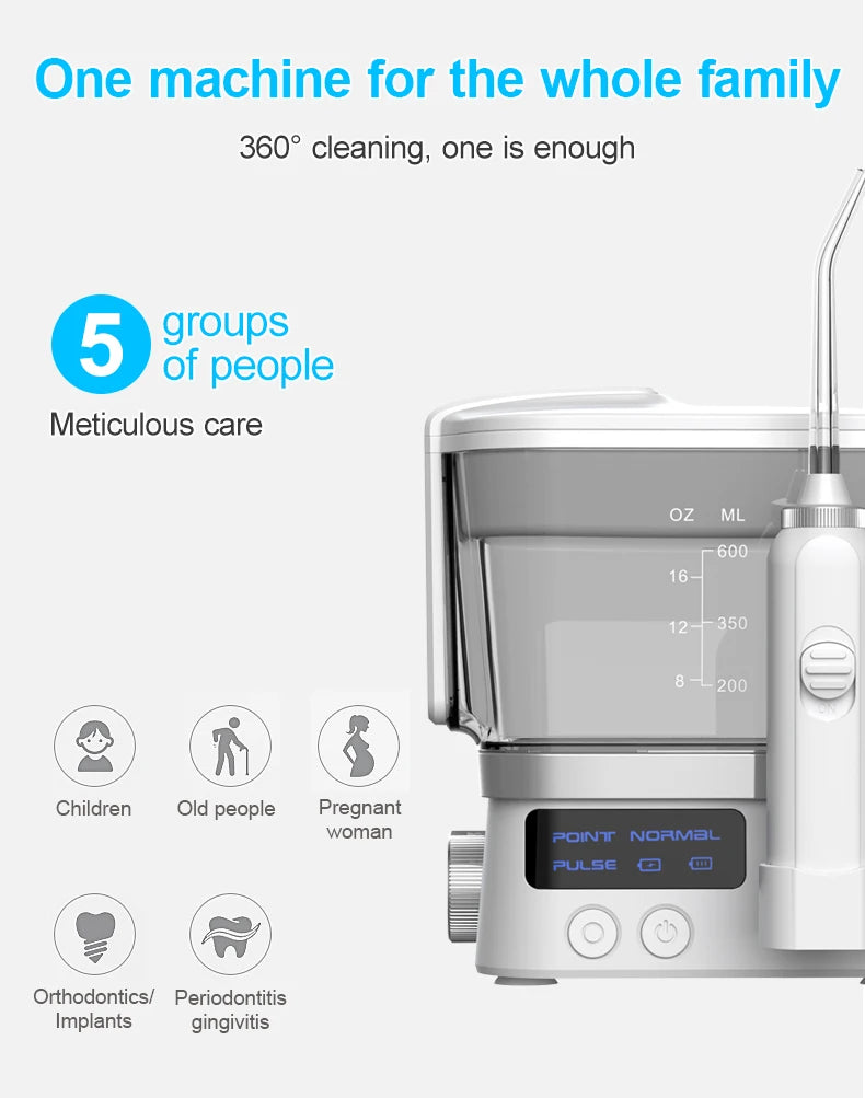 Viral Vault™ INSMART 600ML Electric Oral Irrigator