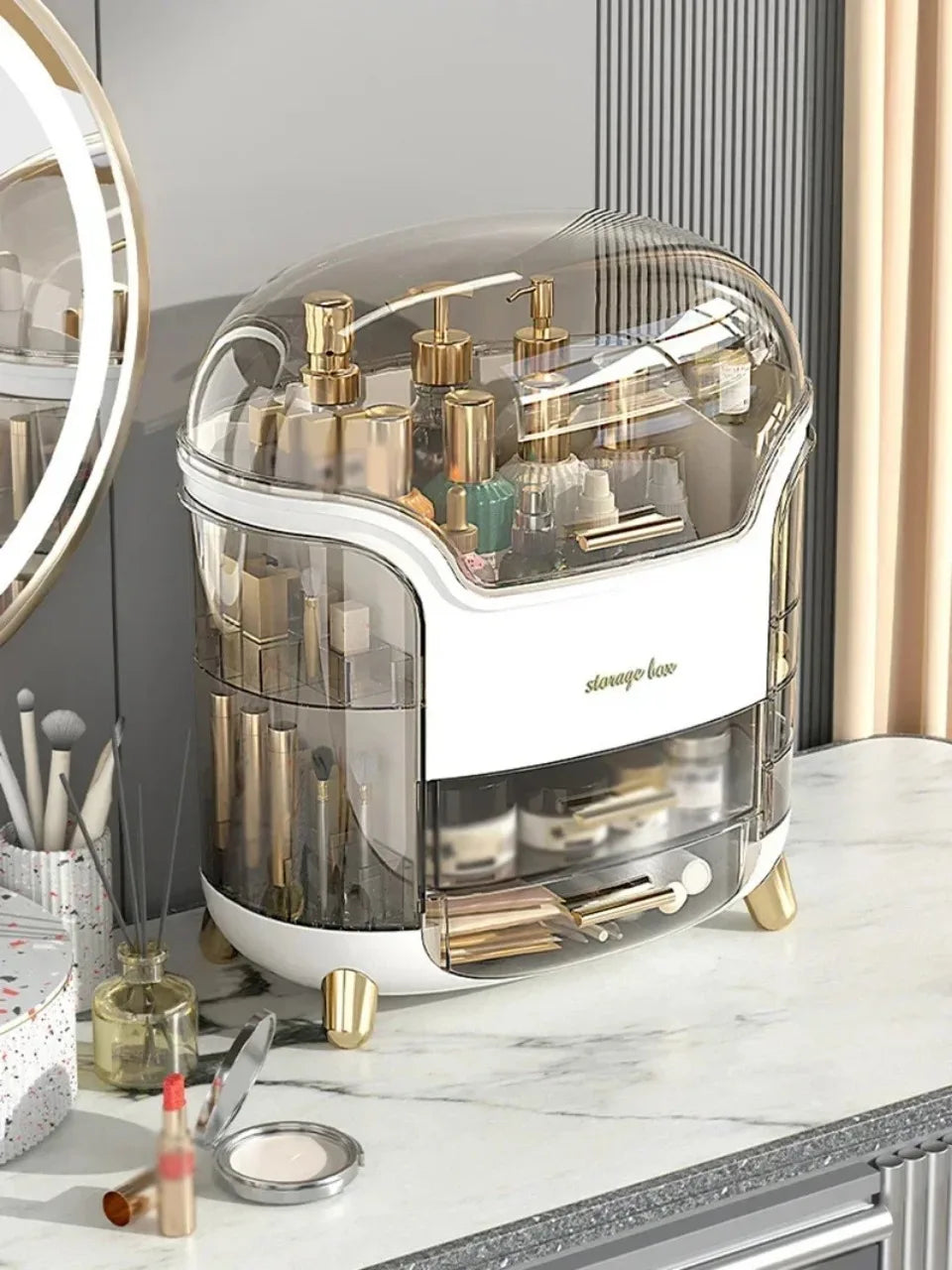 Viral Vault™ Desktop Makeup Organizer
