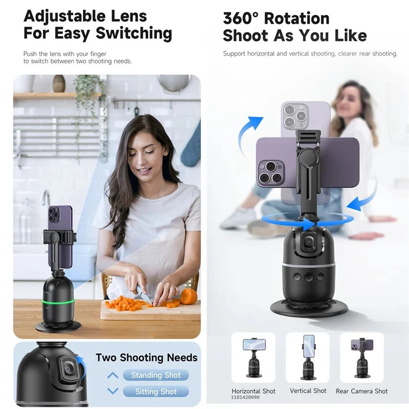 Viral Vault™ 360 Follow Selfie Stand