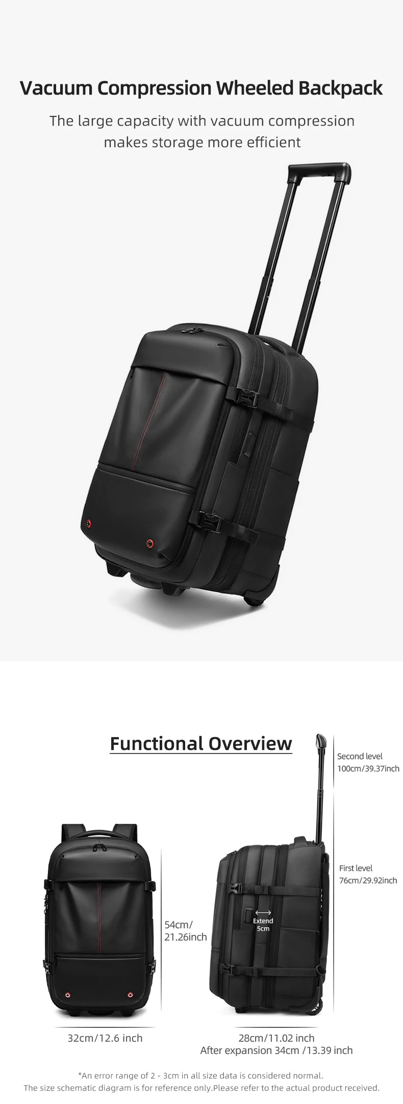 Viral Vault™ vacuum compression business backpacks