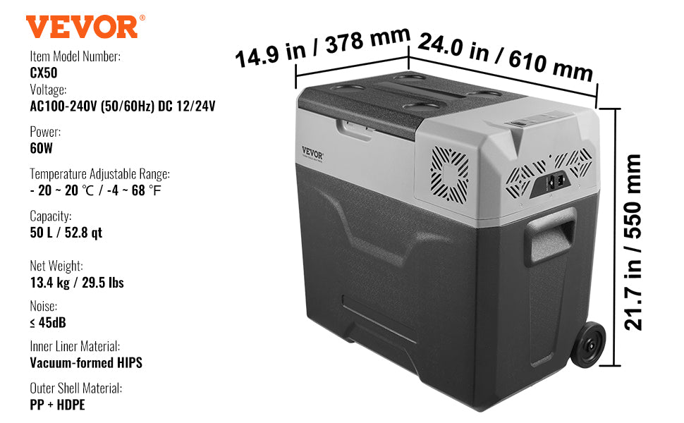Viral Vault™ Car Refrigerator Fridge