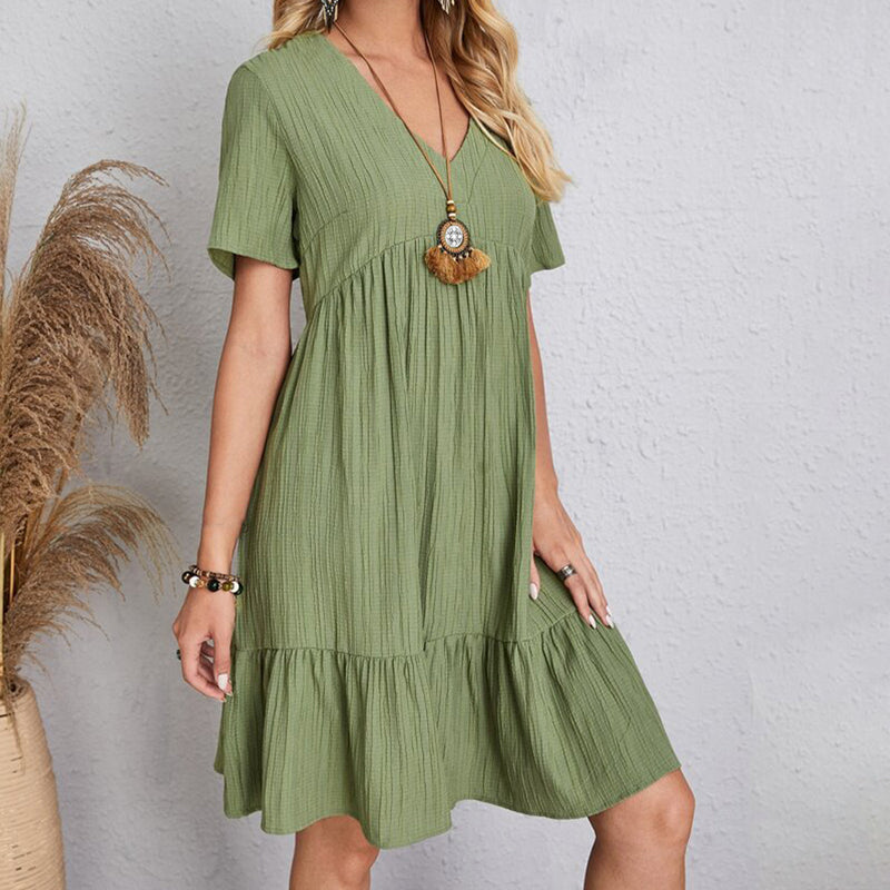 Viral Vault™ Women Casual Bohemian Dress