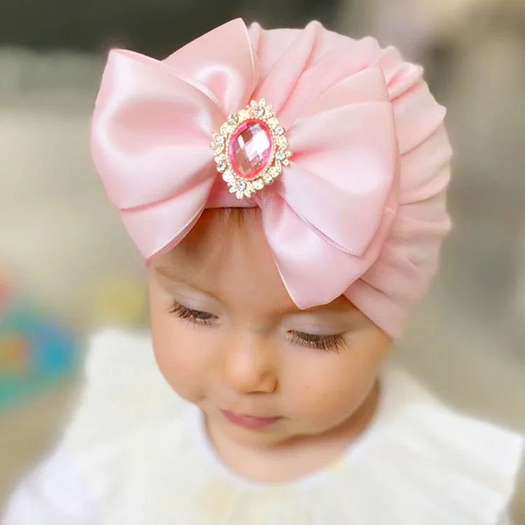 Viral Vault™ Newborn Girls Bowknot Diamond
