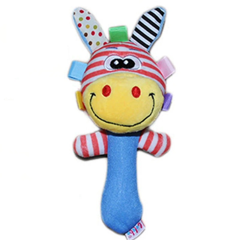 Viral Vault™  Cute Stuffed Animals Baby Rattle Socks