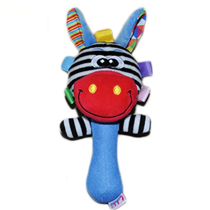 Viral Vault™  Cute Stuffed Animals Baby Rattle Socks
