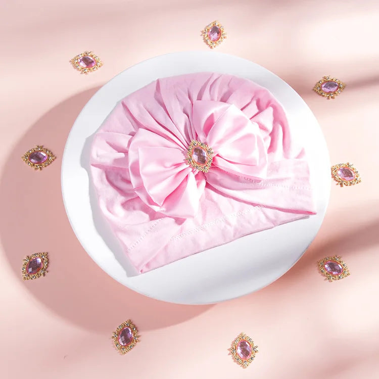 Viral Vault™ Newborn Girls Bowknot Diamond