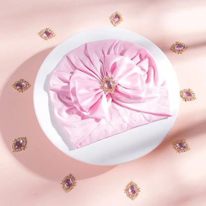 Viral Vault™ Newborn Girls Bowknot Diamond